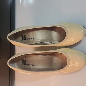 Browns Patent Wedge Shoes